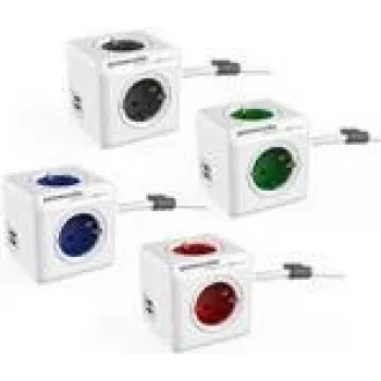 Allocacoc Power Cube lauko ilginimo lizdas su 4 kištukiniais lizdais