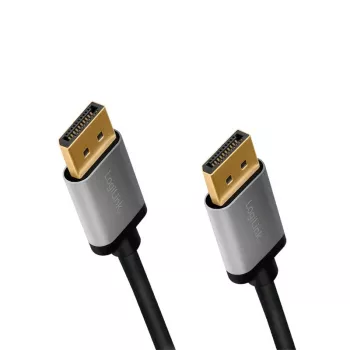 DisplayPort kabelis LogiLink CDA0101 2 m juodai pilkas