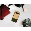 Dėklas Samsung Galaxy S10 Plus iš medžio ir polikarbonato – bambuko miškas juodas