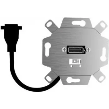 DisplayPort lizdo mechanizmas Rutenbeck KM-DP KP Up 0 Pigtail 15 cm Metal