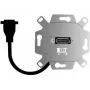 DisplayPort lizdo mechanizmas Rutenbeck KM-DP KP Up 0 Pigtail 15 cm Metal