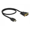 Vaizdo kabelio adapteris DeLOCK 85651 0,5 m HDMI A tipo – DVI juodas