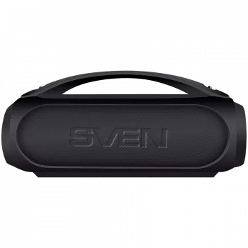 Nešiojamas garsiakalbis SVEN PS-380, juodas (40W, atsparus vandeniui IPx5, TWS, Bluetooth, FM, USB, 3000 mAh)