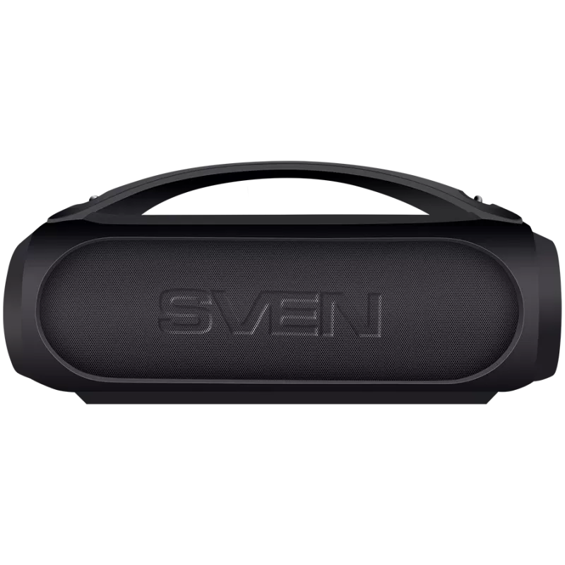 Nešiojamas garsiakalbis SVEN PS-380, juodas (40W, atsparus vandeniui IPx5, TWS, Bluetooth, FM, USB, 3000 mAh)