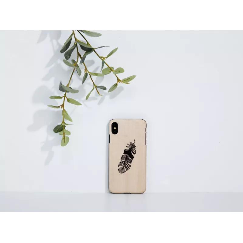Dėklas iPhone XS Max man and wood Indian Black