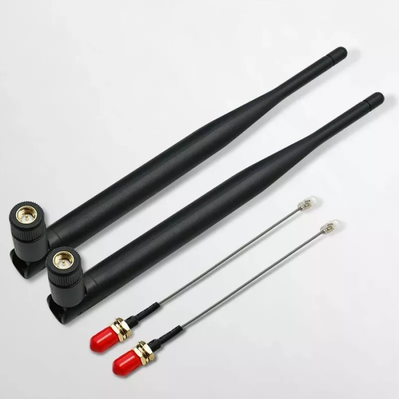 Vidinė Wi-Fi antena QOLTEC 57046, dviejų juostų 2,4–2,5 GHz ir 5,1–5,8 GHz, 5 dBi, 50 Ω