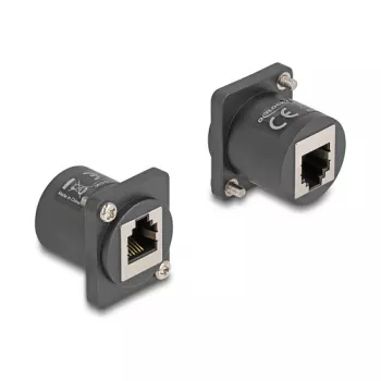 DeLOCK D-Type modulis RJ12 lizdas-lizdas juodas 88107