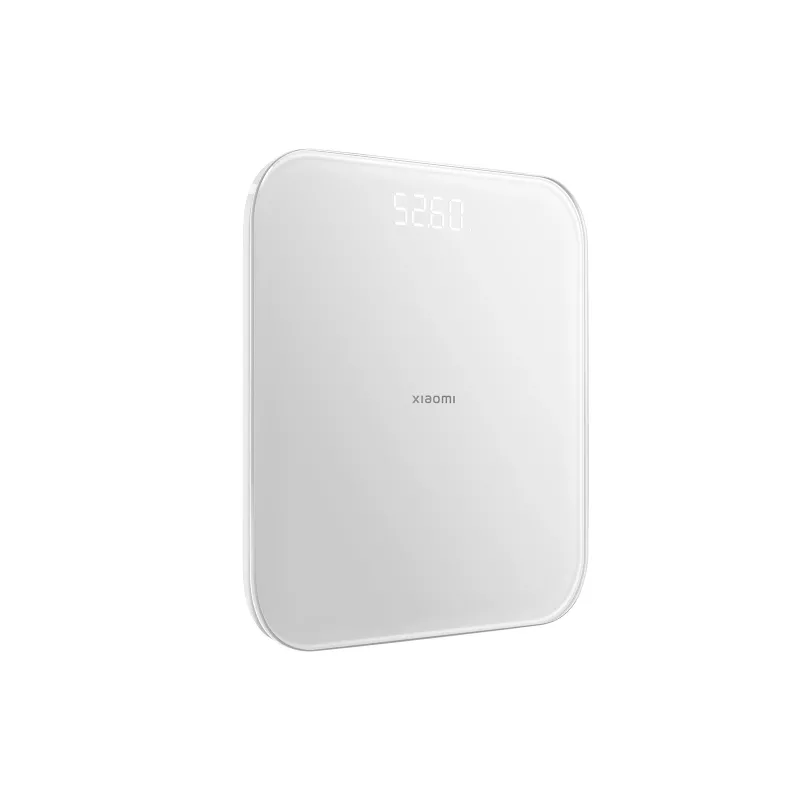 Svarstyklės Xiaomi Smart Scale S200 – maks. 150 kg, tikslumas 50 g, 280×280×24,5 mm, balta