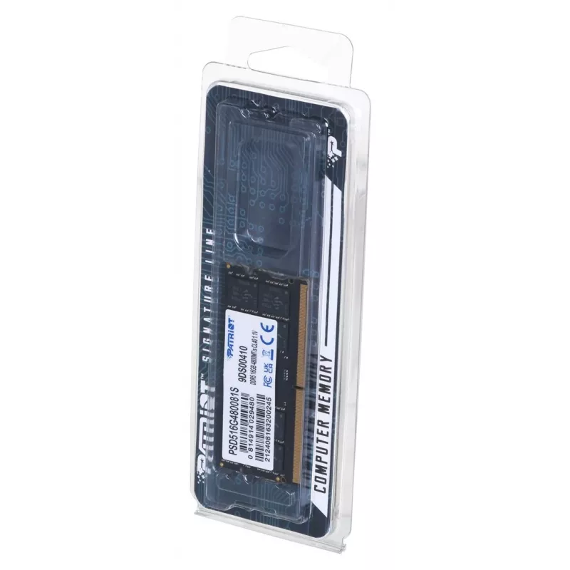 PATRIOT Memory Signature PSD516G480081S - 16 GB - 1 x 16 GB - DDR5 - 4800 MHz - 262-pin SO-DIMM