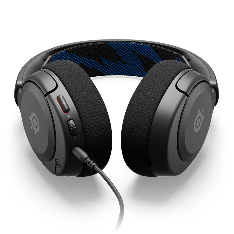 SteelSeries Arctis Nova 1P ausinės – laidinės žaidimų ausinės su mikrofonu, juodos
