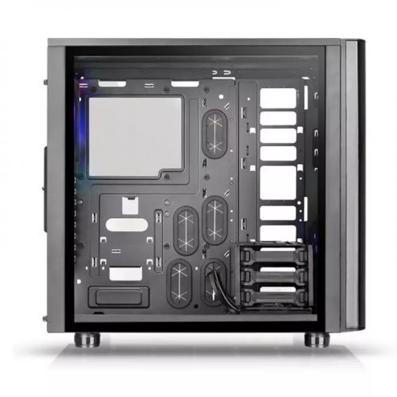 Thermaltake View 31 TG - ARGB Edition - MIDI bokštas - ATX - be maitinimo šaltinio (PS/2) - Juoda - USB/Garsas