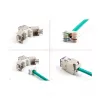 DeLOCK keystone modulis 88121 Plokščias Violetinis RJ-45 10 vnt.