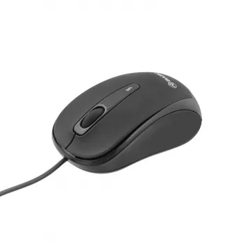 Tellur Basic Wired Mouse mini USB juoda – laidinė kompiuterio pelė