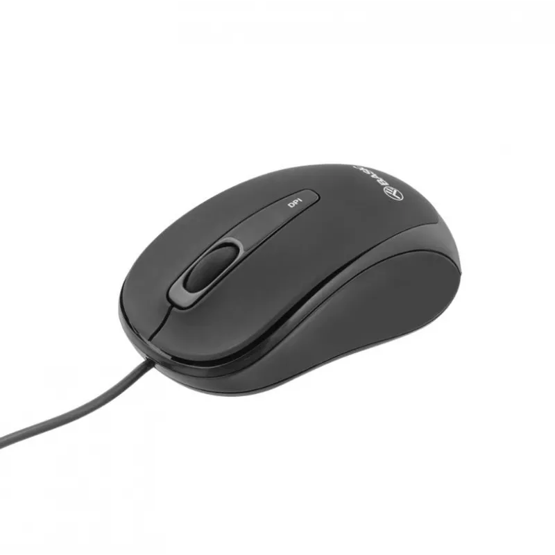 Tellur Basic Wired Mouse mini USB juoda – laidinė kompiuterio pelė