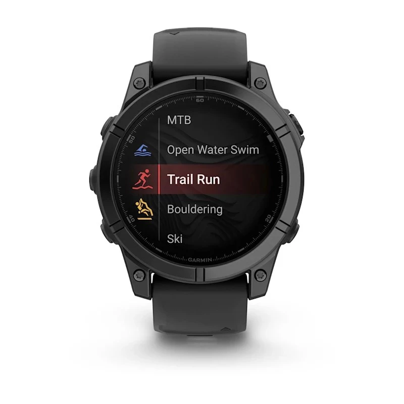 Garmin Fenix E 3.3 cm (1.3 inch) AMOLED 47 mm Skaitmeninis 416 x 416 pikselių Liečiamas ekranas Juodas Wi-Fi GPS (palydovas)
