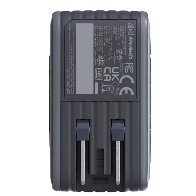 AVerMedia GC313Pro Universal Black AC greitas įkrovimas vidaus įkroviklis