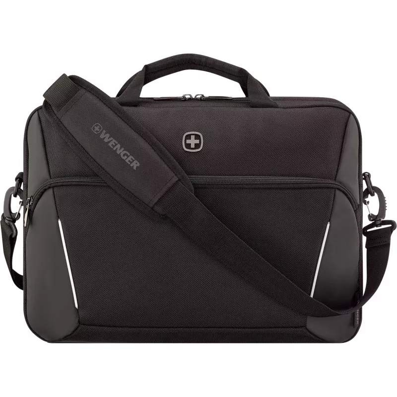 Wenger XE Compact Brief 16 portfelis nešiojamam kompiuteriui su planšetės kišene, juodas