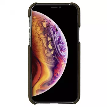 Dėklas Krusell Birka Apple iPhone 11 Pro, tamsiai rudas, odos stiliaus