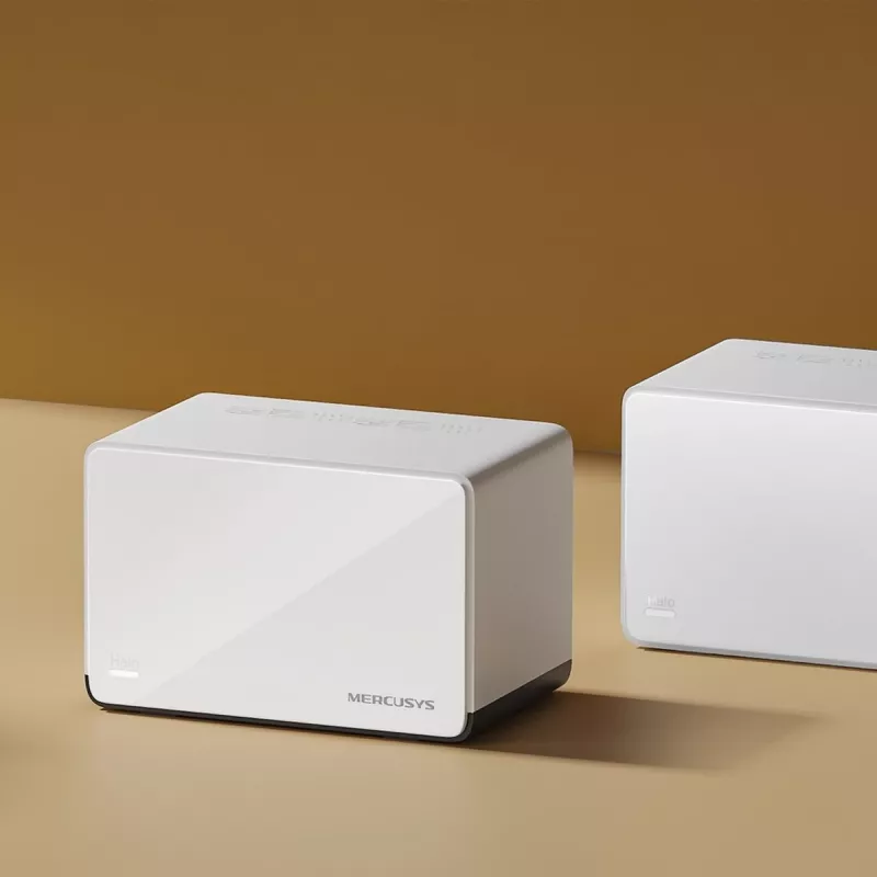 MERCUSYS Halo H85X maršruto parinktuvų rinkinys (3 vnt.), Dual-band Wi‑Fi 6 (802.11ax), 2,4/5 GHz, iki 2402 Mbps, 3 LAN prievadai, baltas