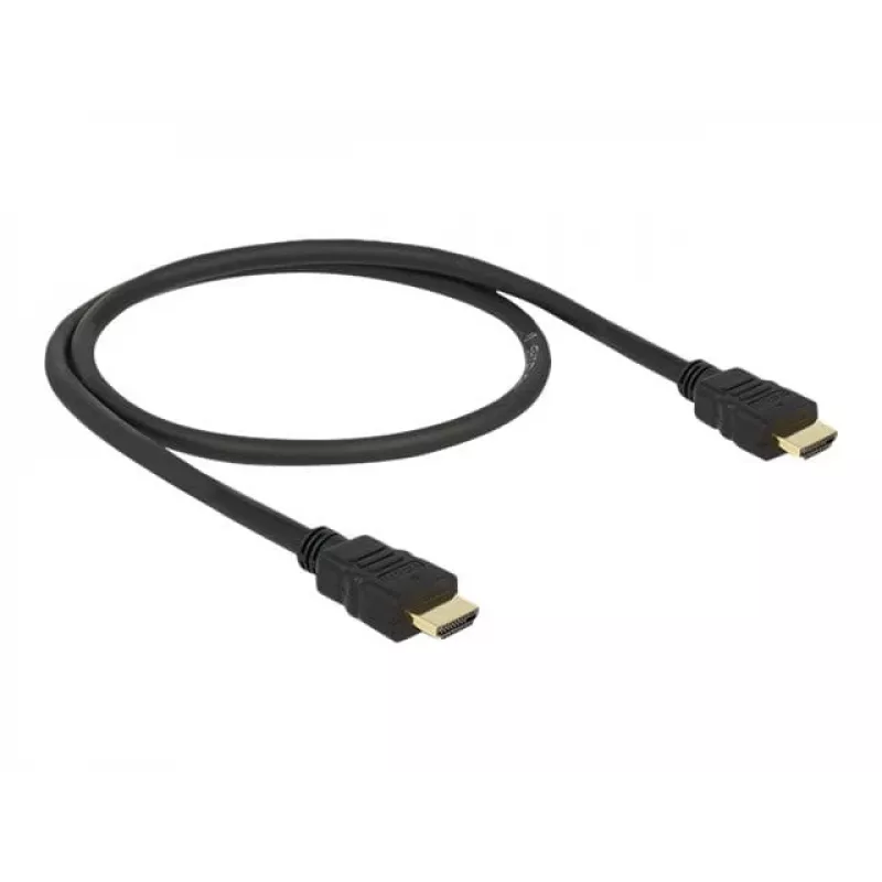 DeLOCK HDMI laidas, 0,5 m, 4K, juodas (84751)