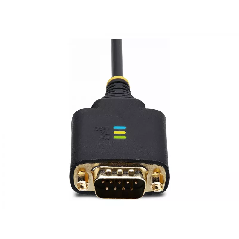 StarTech.com 2 prievadų USB į RS232 adapterio laidas, 60 cm, USB-A į 2x DB9, FTDI, keičiami varžteliai/veržlės, COM išlaikymas, 4 lygio ESD apsauga, tvirta TPE konstrukcija