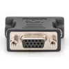 Assmann DVI adapteris DVI(24+5) - HD15 M/F, DVI-I dual link, juodas (AK-320504-000-S)