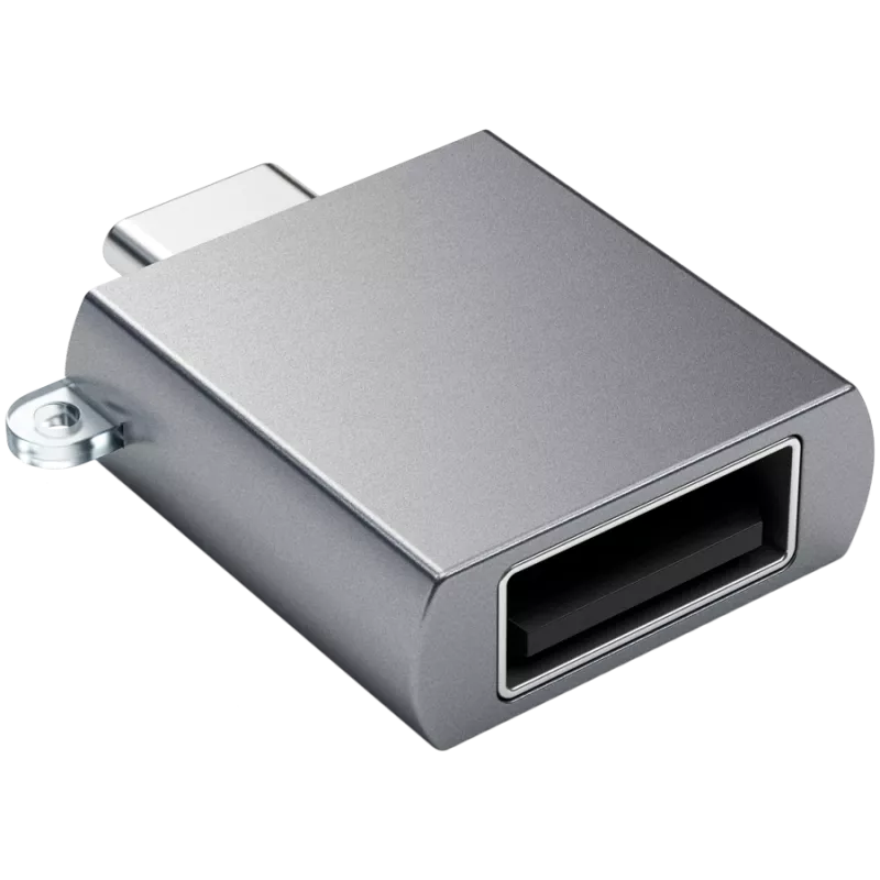 Satechi USB-C adapteris į USB 3.0 Space Gray – kilnus dizainas ir aukšta kokybė, kompaktiškas