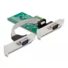 DeLOCK 89555 PCIe serijinė adapterio kortelė – 2 x RS-232