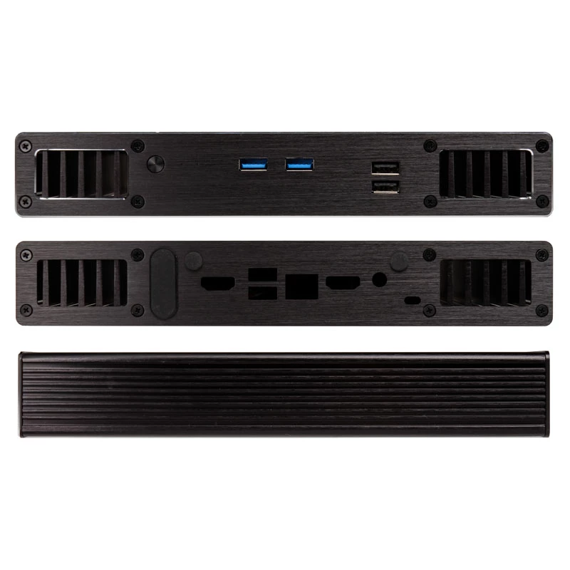 PC korpusas Akasa Plato X7D mažo formato juodas