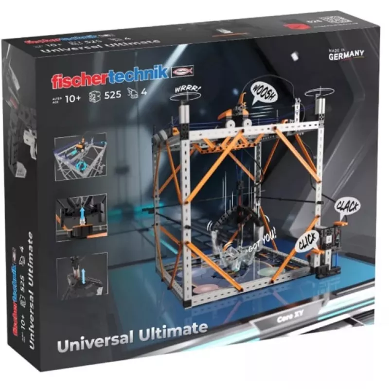 Konstruktorius Fischertechnik Universal Ultimate 576102 – 525 dalių mokymosi ir prototipų kūrimo rinkinys