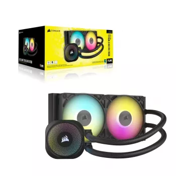 All-in-one skysčio aušintuvas Corsair iCUE LINK TITAN RX RGB 12 cm Juodas