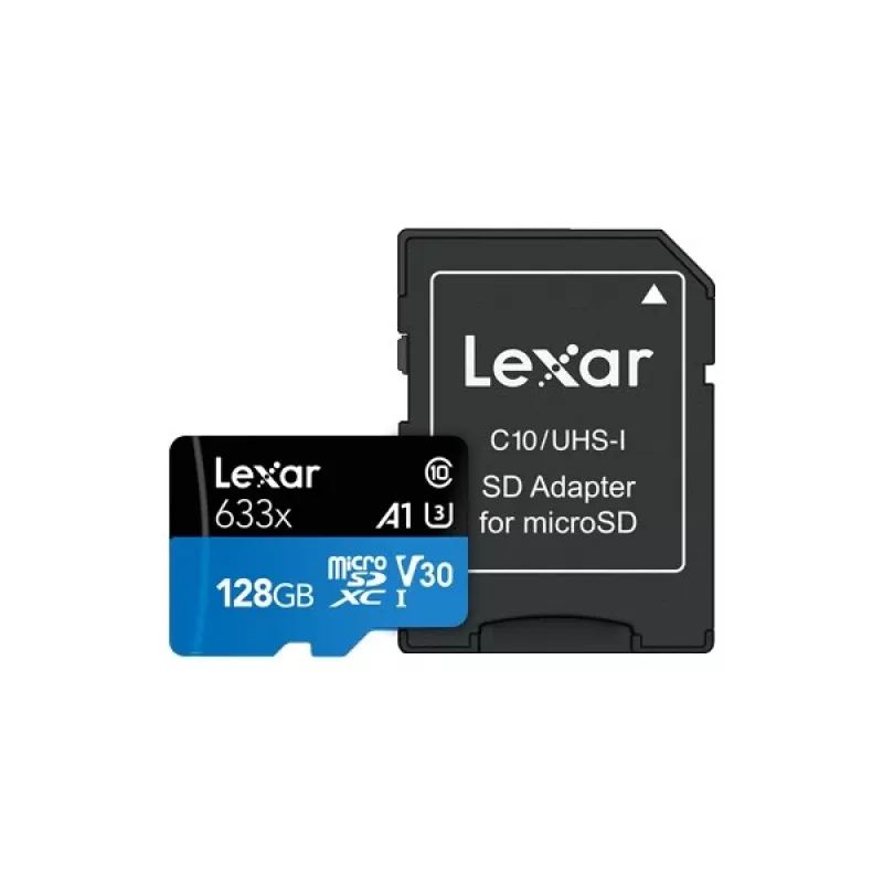 Lexar 633x 128 GB MicroSDXC UHS-I Class 10 atminties kortelė