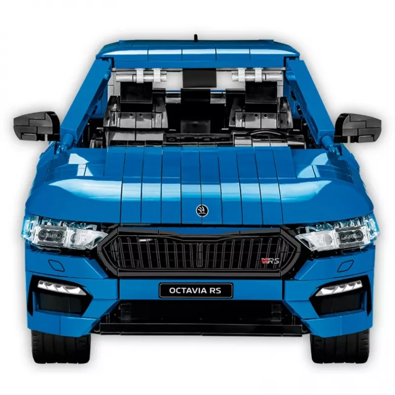 Konstruktorius Cobi Skoda Octavia RS modelis (2405 dalių), nuo 10 metų, juoda/mėlyna