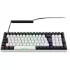 Žaidimų klaviatūra SKILLER SGK50 S2 balta, DE išdėstymas, Gateron Red
