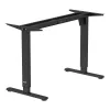 Ergo Office elektrinis reguliuojamo aukščio stalas, maks. aukštis 1160mm, maks. apkrova 80kg, be stalviršio, juodas, ER-400 B