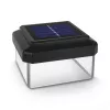 GB128 LED saulės energijos lempa tvoros stulpui, Juoda - Žalia Mėlyna