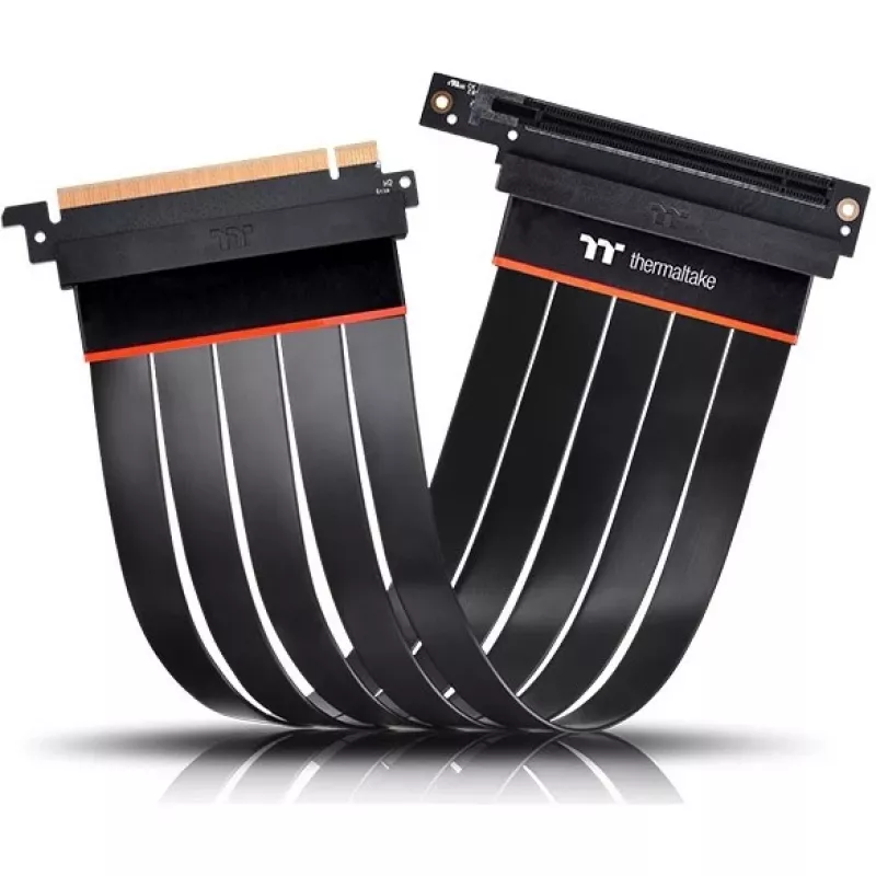 PCI-E ilgintuvas Thermaltake TT Premium 300mm su 90 laipsnių adapteriu