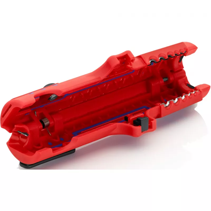 Knipex 16 85 125 SB kabelių nuėmiklis mėlynas, raudonas
