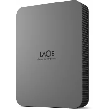 LaCie Mobile Drive Secure 5TB nešiojamas išorinis kietasis diskas 2,5 colio, Mac ir PC, Space Grey, duomenų atkūrimo paslauga (STLR5000400)