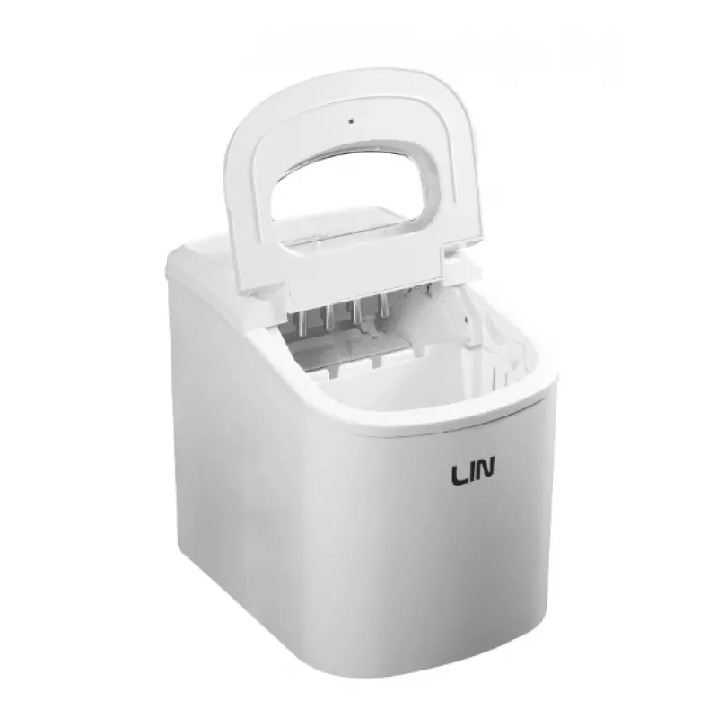 Nešiojamas ledo kubelių gamintojas LIN ICE PRO-W12 baltas