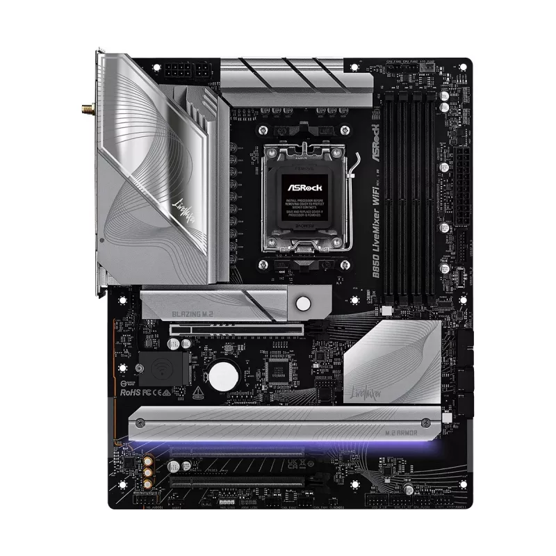 ASRock B850 LiveMixer WiFi ATX pagrindinė plokštė