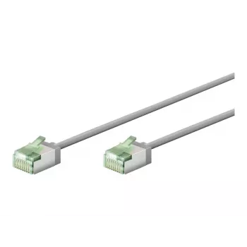 Goobay itin lankstus CAT 8.1 jungiamasis laidas pilkas – itin trumpas kištukas 99,9% (74343)