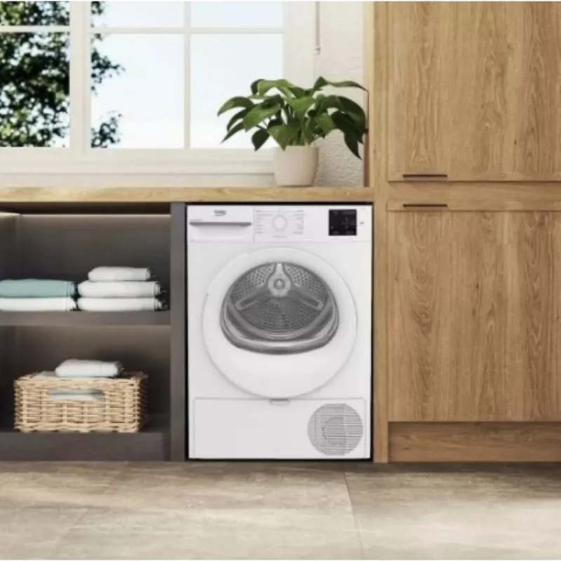 Laisvai pastatoma skalbyklė su džiovykle Beko BM3T3820W, 8 kg, A++, balta