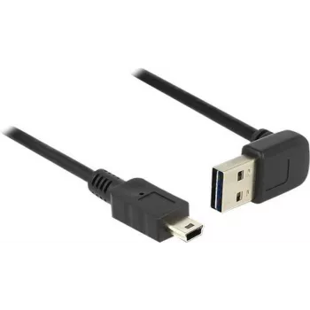 USB laidas DeLOCK 85184 USB 2.0 0,5 m USB A – Mini-USB B juodas