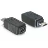 Adapteris USB micro-B (vyriškas) į mini USB 5 kontaktų (moteriškas) DeLOCK 65063