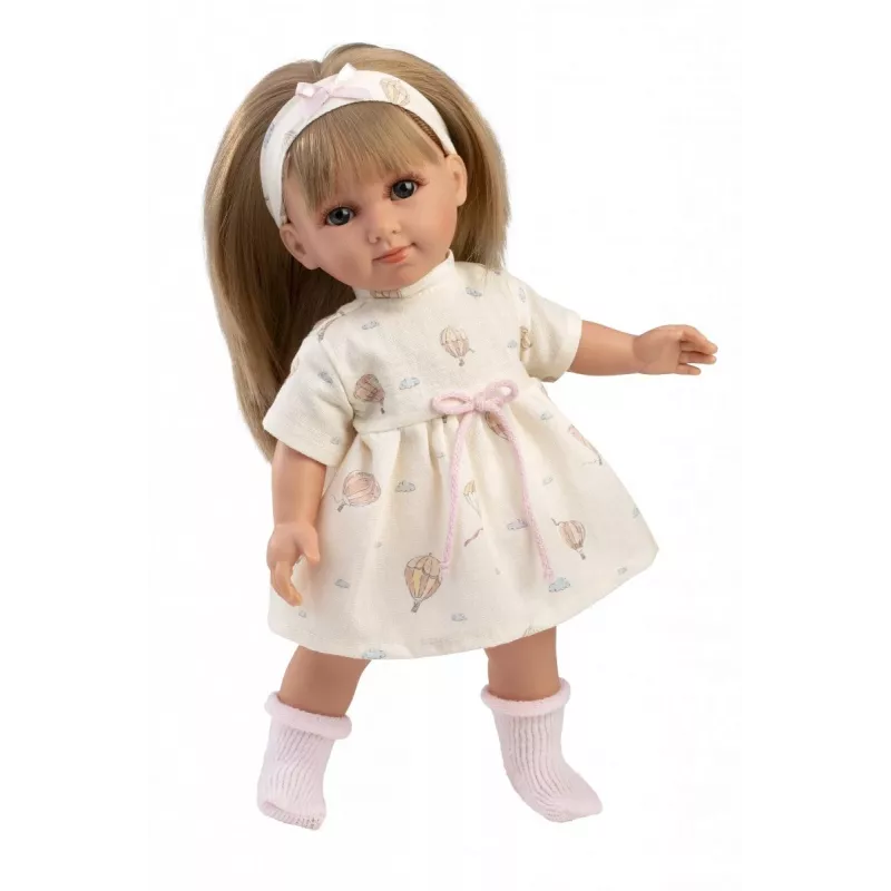 Lėlė Llorens Elena 35 cm – minkštas kūnas, realistiniai bruožai