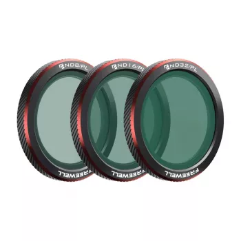 „Freewell Magnetic ND/PL NEO 2“ rinkinys „Bright Day“ – 3 magnetiniai ND/PL filtrai, skirti DJI Neo 2
