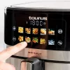 Kepimo skrudintuvas Taurus Air Fry 7S 1600W 6,5L, nerūdijantis plienas, 8 programos, 80–200°C, jutiklinis valdymas
