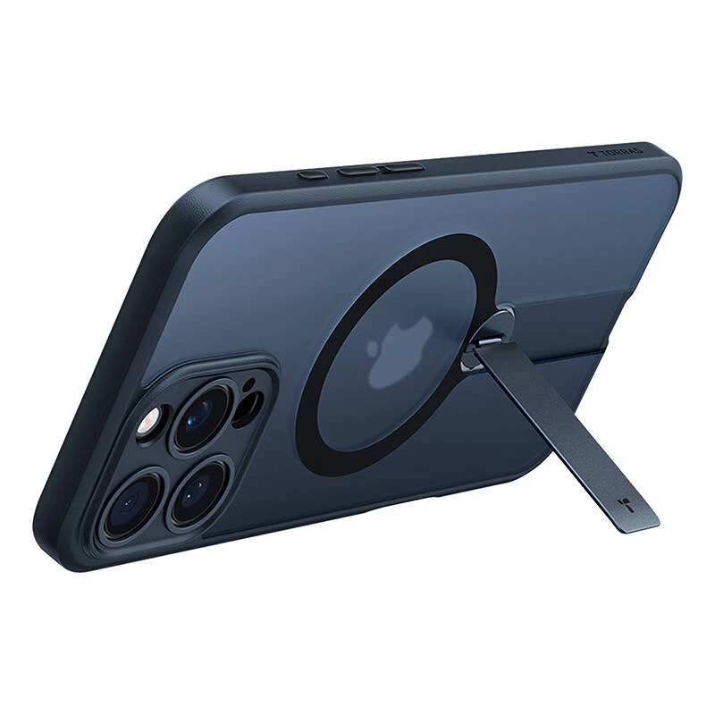 Torras Pstand Spin Dėklas iPhone 16 Pro (Juodas)