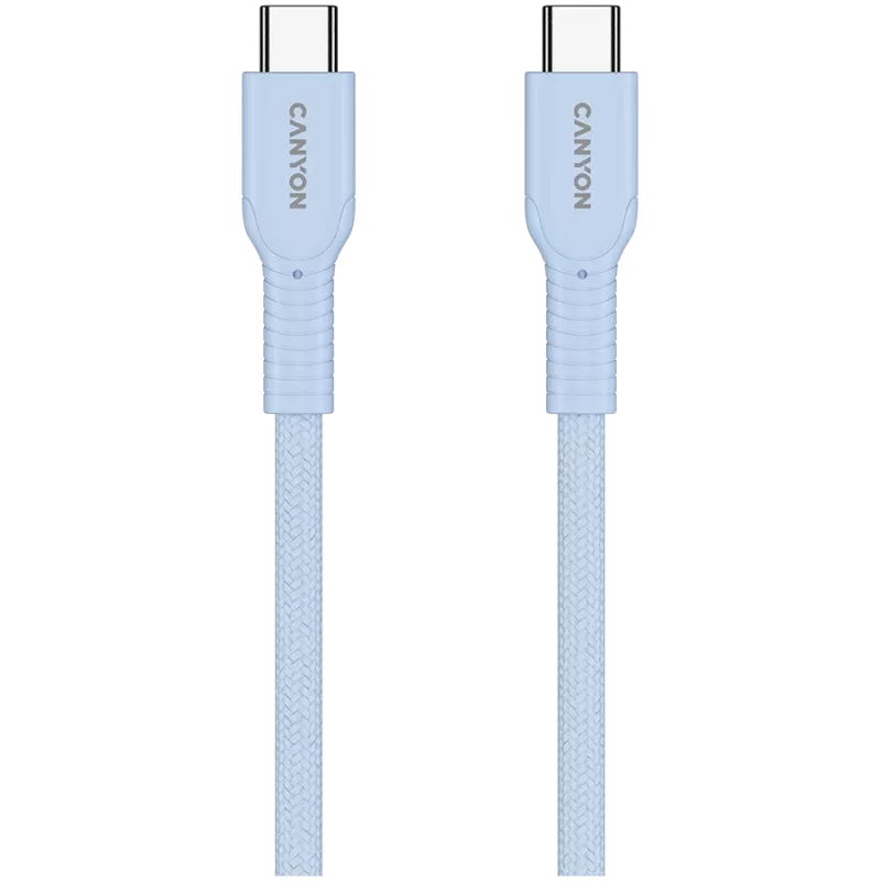 CANYON OnWire 60CL C-C 60W spalvotas pintas laidas 1m šviesiai mėlynas